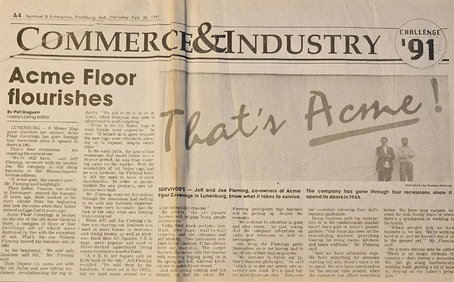 Acme newspaper